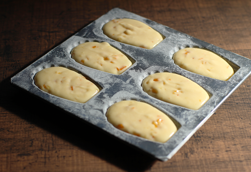 オレンジピールのマドレーヌ｜Orange Peel Madeleines