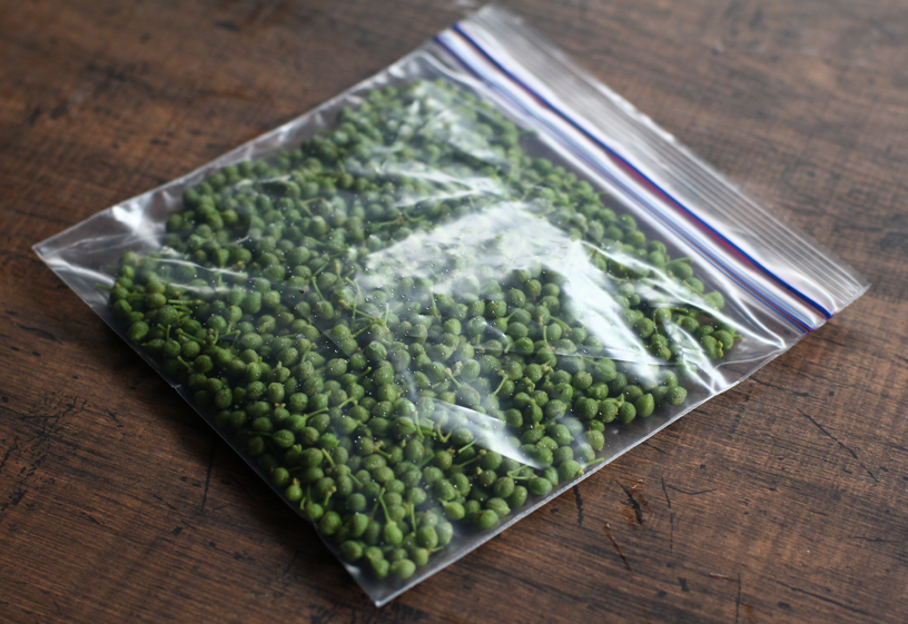実山椒の下処理|Japanese pepper|eat at home jp